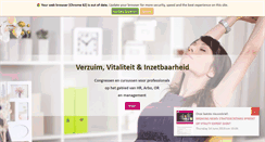 Desktop Screenshot of gezondinbedrijf.com